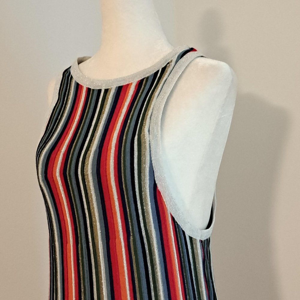 Free People Key Hole Back Sleeveless Knit Mini Dress - XS - Picture 3 of 6